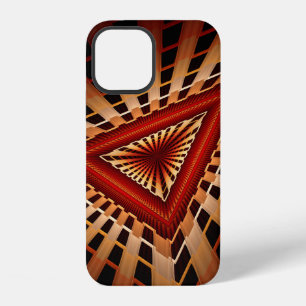 3D Fantasy Netwerk Modern Fractale Grafische Vormg iPhone 12 Hoesje
