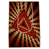 3D Fantasy Netwerk Modern Fractale Grafische Vormg Medium Cadeauzakje (Achterkant)