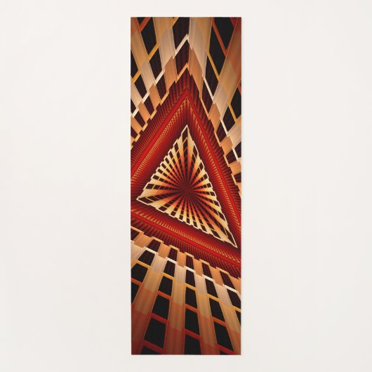 3D Fantasy Netwerk Modern Fractale Grafische Vormg Yogamat (Voorkant)
