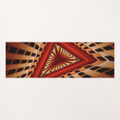 3D Fantasy Netwerk Modern Fractale Grafische Vormg Yogamat (Voorkant (horizontaal))