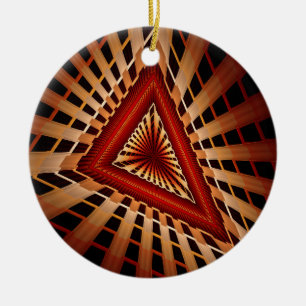 3D Fantasy Netwerk Moderne Fractale Grafische Vorm Keramisch Ornament