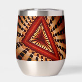 3D Fantasy Network Modern Fractal Graphic Design (Achterkant)