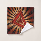 3D Fantasy Network Modern Fractal Graphic Design Bad Handdoek (Wasdoekje)