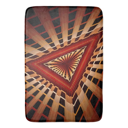 3D Fantasy Network Modern Fractal Graphic Design Badmat (Voorkant Verticaal)