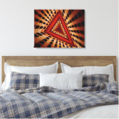 3D Fantasy Network Modern Fractal Graphic Design Canvas Afdruk (Insitu (Slaapkamer))