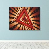 3D Fantasy Network Modern Fractal Graphic Design Canvas Afdruk (Insitu (Houten vloer))