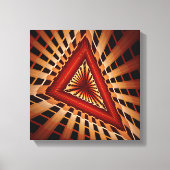 3D Fantasy Network Modern Fractal Graphic Design Canvas Afdruk (Voorkant)