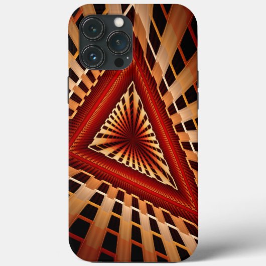 3D Fantasy Network Modern Fractal Graphic Design Case-Mate iPhone Case (Achterkant)