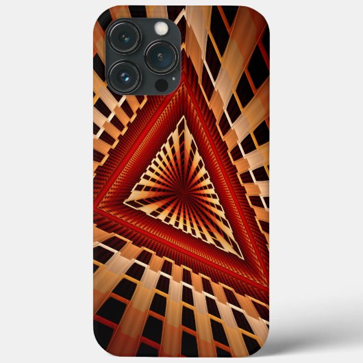 3D Fantasy Network Modern Fractal Graphic Design Case-Mate iPhone Case (Achterkant)