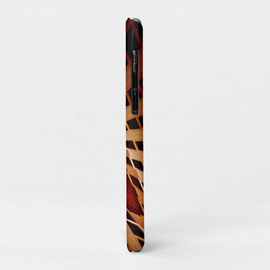 3D Fantasy Network Modern Fractal Graphic Design Case-Mate iPhone Case (Achterkant/links)