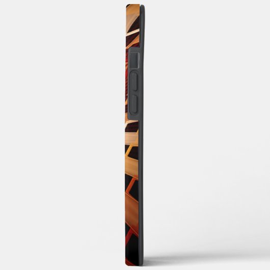 3D Fantasy Network Modern Fractal Graphic Design Case-Mate iPhone Case (Achterkant / Links)