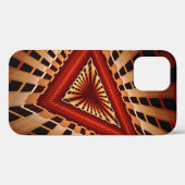 3D Fantasy Network Modern Fractal Graphic Design Case-Mate iPhone Case (Achterkant (horizontaal))