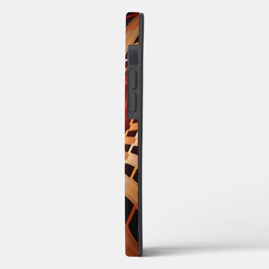 3D Fantasy Network Modern Fractal Graphic Design Case-Mate iPhone Case (Achterkant / Links)