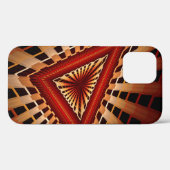 3D Fantasy Network Modern Fractal Graphic Design Case-Mate iPhone Case (Achterkant (horizontaal))