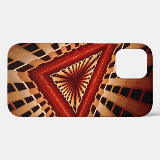 3D Fantasy Network Modern Fractal Graphic Design Case-Mate iPhone Case (Achterkant (horizontaal))