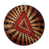 3D Fantasy Network Modern Fractal Graphic Design Dartbord (Voorkant)