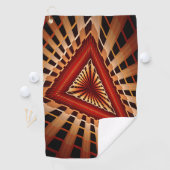 3D Fantasy Network Modern Fractal Graphic Design Golfhanddoek (Insitu)