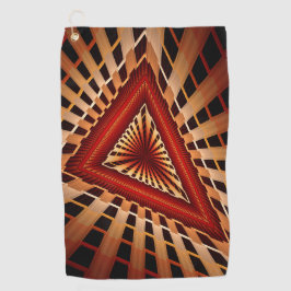 3D Fantasy Network Modern Fractal Graphic Design Golfhanddoek