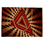 3D Fantasy Network Modern Fractal Graphic Design Groot Cadeauzakje (Achterkant)