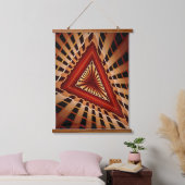 3D Fantasy Network Modern Fractal Graphic Design Hangend Wandkleed (Slaapkamer)