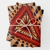 3D Fantasy Network Modern Fractal Graphic Design Inpakpapier Vel (In situ)