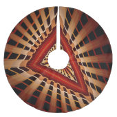 3D Fantasy Network Modern Fractal Graphic Design Kerstboom Rok (Voorkant)