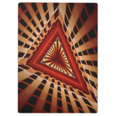 3D Fantasy Network Modern Fractal Graphic Design Klembord (Achterkant)