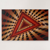 3D Fantasy Network Modern Fractal Graphic Design Legpuzzel (Horizontaal)