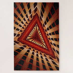 3D Fantasy Network Modern Fractal Graphic Design Legpuzzel