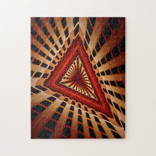 3D Fantasy Network Modern Fractal Graphic Design Legpuzzel