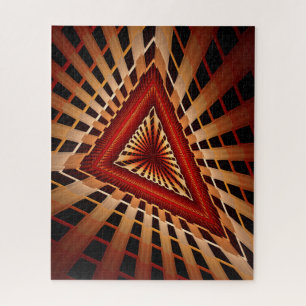 3D Fantasy Network Modern Fractal Graphic Design Legpuzzel