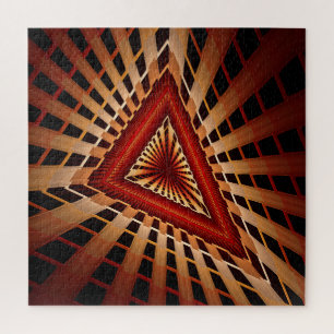 3D Fantasy Network Modern Fractal Graphic Design Legpuzzel