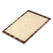 3D Fantasy Network Modern Fractal Graphic Design Notitieblok (Schuin)