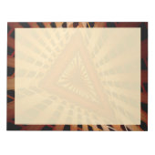 3D Fantasy Network Modern Fractal Graphic Design Notitieblok (Voorkant)