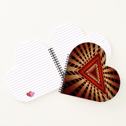 3D Fantasy Network Modern Fractal Graphic Design Notitieboek (Binnen)