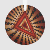 3D Fantasy Network Modern Fractal Graphic Design Ornament (achterkant)