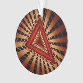 3D Fantasy Network Modern Fractal Graphic Design Ornament (voorkant)