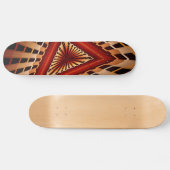 3D Fantasy Network Modern Fractal Graphic Design Persoonlijk Skateboard (Horizontaal)