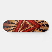 3D Fantasy Network Modern Fractal Graphic Design Persoonlijk Skateboard (Horizontaal)