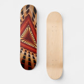 3D Fantasy Network Modern Fractal Graphic Design Persoonlijk Skateboard (Voorkant)