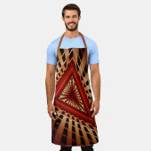 3D Fantasy Network Modern Fractal Graphic Design Schort (Gedragen)