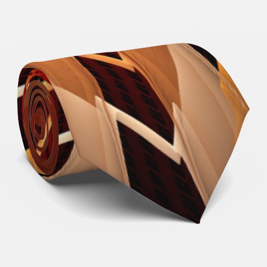 3D Fantasy Network Modern Fractal Graphic Design Stropdas (Opgerold)