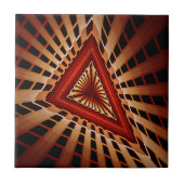 3D Fantasy Network Modern Fractal Graphic Design Tegeltje (Voorkant)