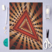 3D Fantasy Network Modern Fractal Graphic Design Tissuepapier (Craft)