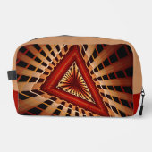 3D Fantasy Network Modern Fractal Graphic Design Toilettasje (Voorkant)