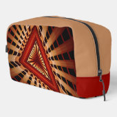 3D Fantasy Network Modern Fractal Graphic Design Toilettasje (Rechterhoek)