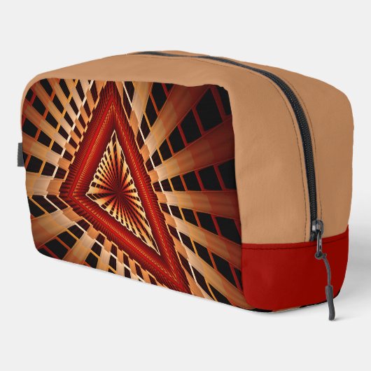 3D Fantasy Network Modern Fractal Graphic Design Toilettasje (Rechterhoek)