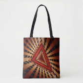 3D Fantasy Network Modern Fractal Graphic Design Tote Bag (Voorkant)