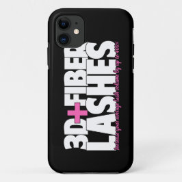 3D + Fibre Lashes iPhone 11 Hoesje