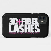 3D + Fibre Lashes Case-Mate iPhone Case (Achterkant (horizontaal))